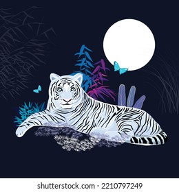 Chinese tiger new year asian animal predator