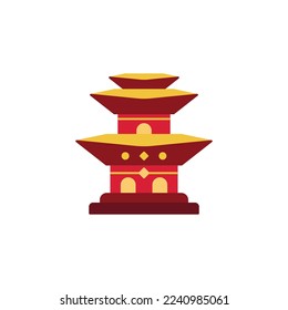 the chinese town icon is suitable for your web, apk or project with a chinese new year theme