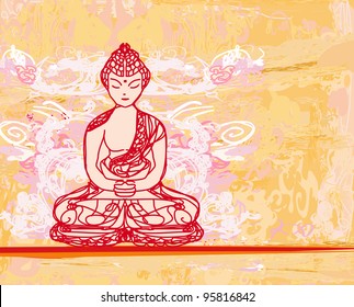 Chinese Traditional Artistic Buddhism Pattern
