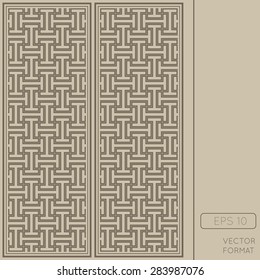 Chinese traditional background pattern in vector format - Asian traditional art