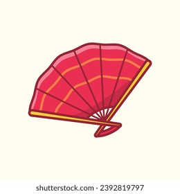 Chinese traditional fan, Traditional Asian Hand Fan Vector for Stylish Decor and Cultural Appeal
