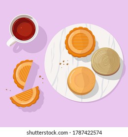 Chinese traditional festival moon cake 