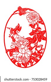 Chinese traditional folk culture Spring Festival stickers