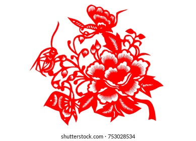 Chinese traditional folk culture Spring Festival stickers