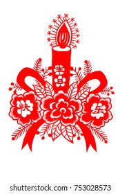 Chinese traditional folk culture Spring Festival stickers