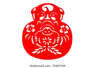 Chinese traditional folk culture Spring Festival stickers