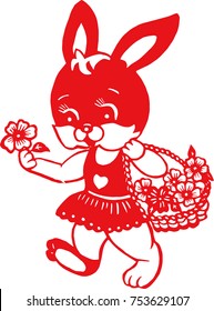 Chinese traditional folk culture Spring Festival stickers	
