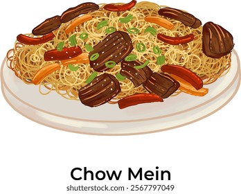 Chinese Traditional Food Illustration Vector