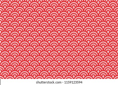 Chinese traditional oriental ornament background. Texture Asian traditional motif. Geometric shape pattern seamless.