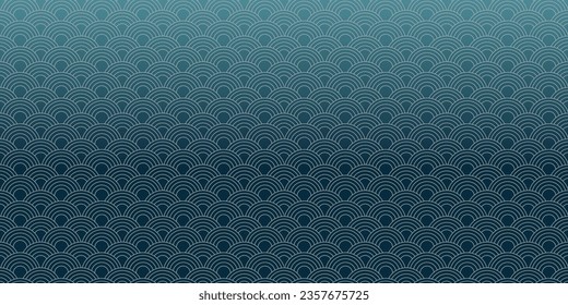 Chinese traditional oriental ornament background, blue clouds pattern background.