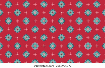 Chinese traditional print seamless pattern background, can be used for fabric, textile, wrapping paper, cover, banner, interior decoration, traditional vintage abstract background.
