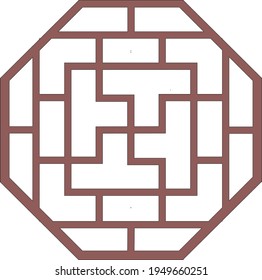 Chinese Traditional Style Window Pattern