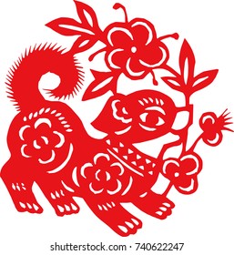 Chinese traditional Chinese zodiac pattern