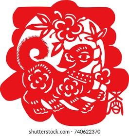 Chinese traditional Chinese zodiac pattern