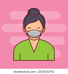 chinese Vector illustration on a transparent background. Premium quality symmbols. Vector line flat icons for concept and graphic design.