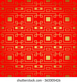 Chinese vector seamless pattern. Endless texture can be used for wallpaper, pattern fills, web page background,surface textures.