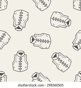 Chinese vest doodle seamless pattern background