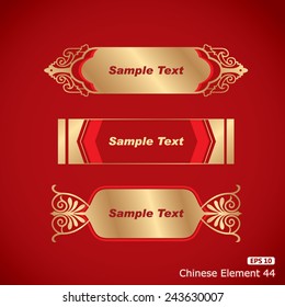 Chinese Vintage Frame.Chinese traditional pattern.