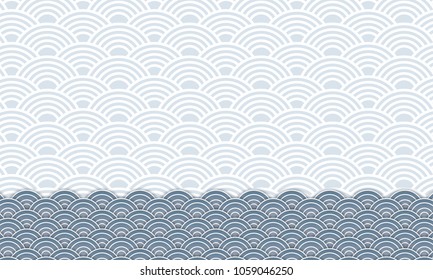 chinese wave pattern background