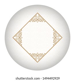 The Chinese White Jade Decorative Background Template