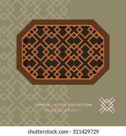 Chinese window tracery lattice polygon frame 11 diamond cross
Chinese style window tracery polygon frame diamond cross pattern lattice.
