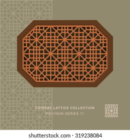 Chinese window tracery polygon frame 71 cross geometry
Chinese style window tracery polygon frame cross geometrye pattern lattice.
