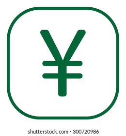 Chinese yuan icon. Vector illustration.