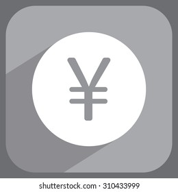 Chinese yuan icon. Vector illustration.