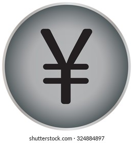 Chinese yuan icon. Vector illustration.