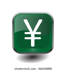 Chinese yuan icon. Vector illustration.