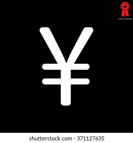 Chinese yuan icon. Vector illustration.