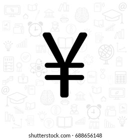 Chinese yuan icon. Vector illustration.