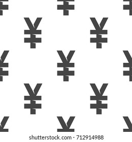 Chinese yuan seamless pattern. Vector illustration for backgrounds