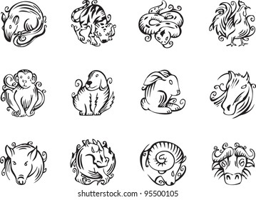 Chinese Zodiac Characters