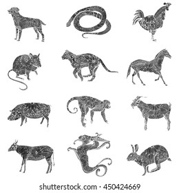 Chinese zodiac collection