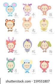 Chinese Zodiac Complete Set