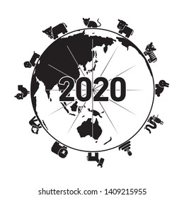 Chinese zodiac and Earth in 2020