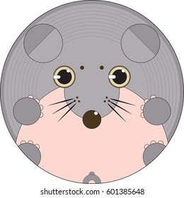 Chinese zodiac logo design, the mouse, stand for smart and flexible, and it is the first zodiac animal among the total twelve.
