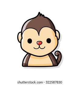 Chinese Zodiac monkey doodle