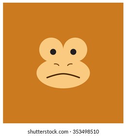 Chinese zodiac monkey face