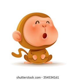 Chinese Zodiac - Monkey. Chinese New Year.