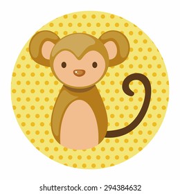 Chinese Zodiac monkey theme elements