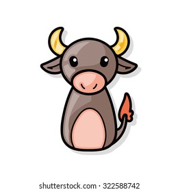 Chinese Zodiac ox doodle
