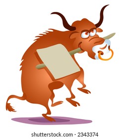 chinese zodiac - ox (vector)