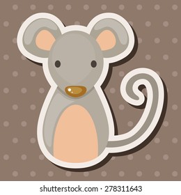 Chinese Zodiac rat theme elements