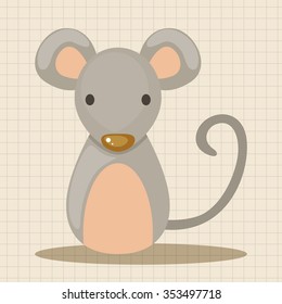 Chinese Zodiac rat theme elements