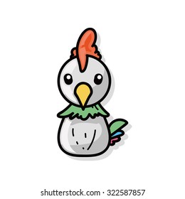 Chinese Zodiac rooster doodle