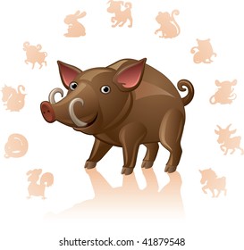 Chinese Zodiac Sign Pig