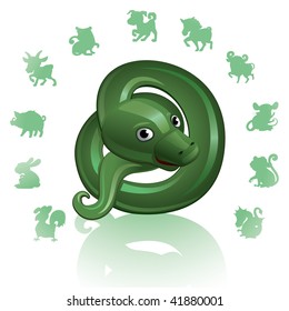 Chinese Zodiac Sign Snake