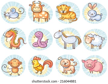 Chinese Zodiac Signs High Res Stock Images Shutterstock
